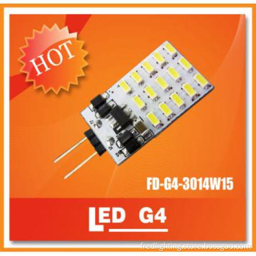 15 PCS High Brightness SMD3014 G4 Bulb LED from Fredlighting